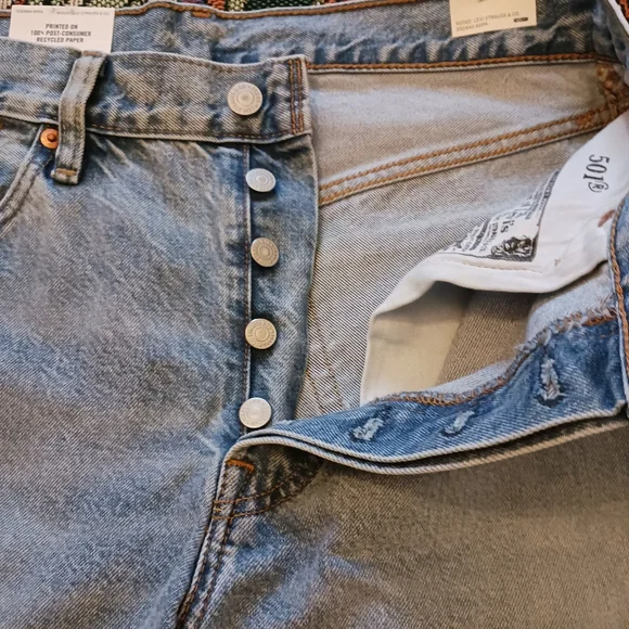 NWT Levi's Circular 501 Original Jeans 29 x 32 - Picture 11 of 14